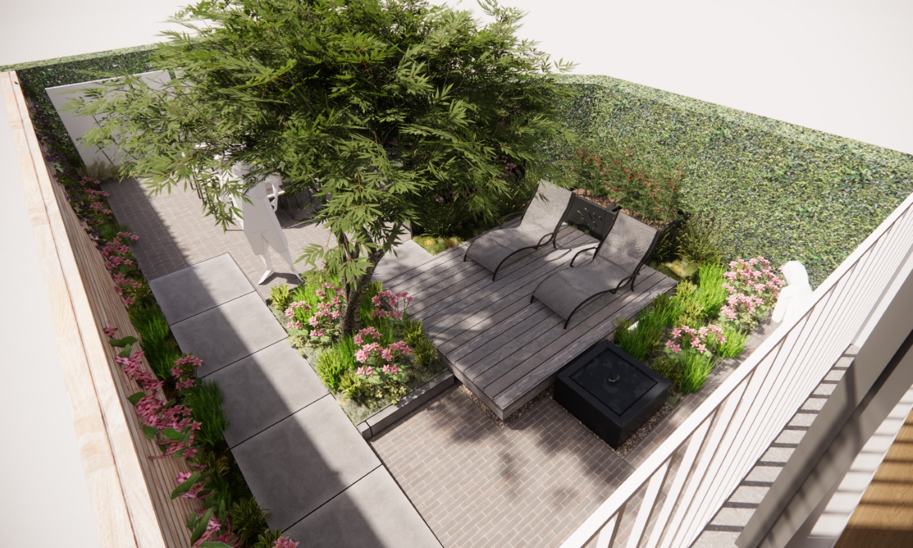 Petit jardin contemporain