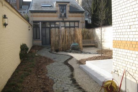 Jardin privé Bruxellois, concept de réutilisation sur place et transformation du jardin (3).JPG